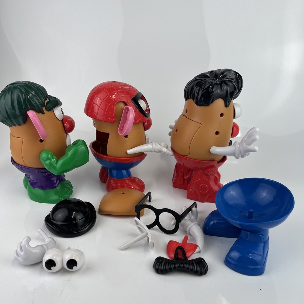 Kohl's Exclusive Marvel Mr. Potato Head 3 Figures Iron! (Missing Pieces) - Picture 6 of 6